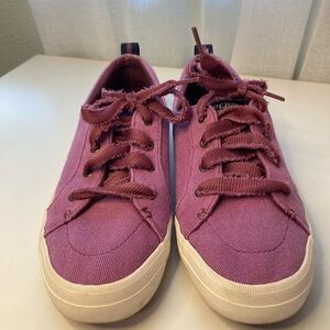 Sperry Dark Lavender Canvas Sneakers